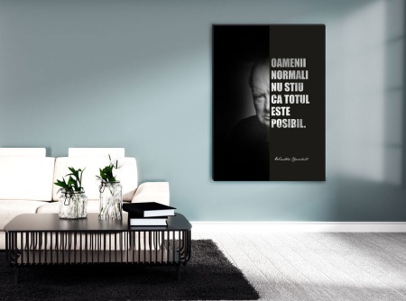 Tablou Canvas Citate Motivationale Winston Churchill - Totul Este Posibil