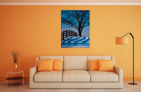 Tablou Canvas Copac iarna