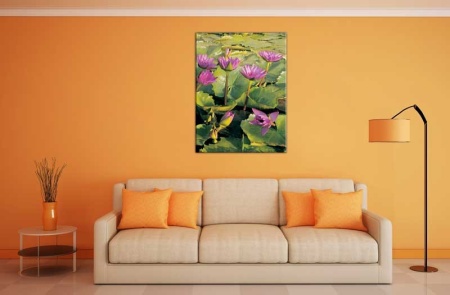 Tablou Canvas Flori de nufar