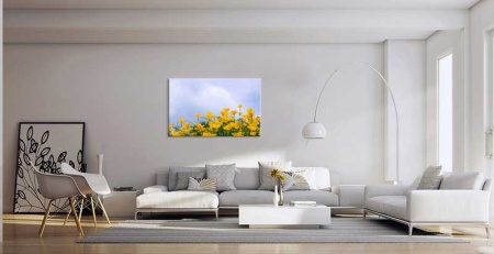 Tablou Canvas Flori galbene