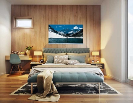 Tablou Canvas Iarna la Munte