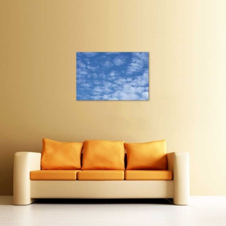 Tablou Canvas Nori Albi pe Cer