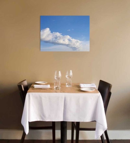 Tablou Canvas Nori Albi pe Cer