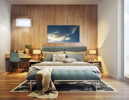 Tablou Canvas Nori Albi pe Cer
