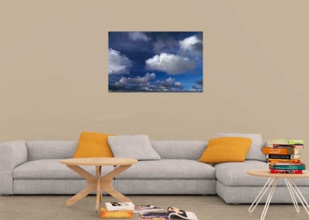 Tablou Canvas Nori Albi pe Cer