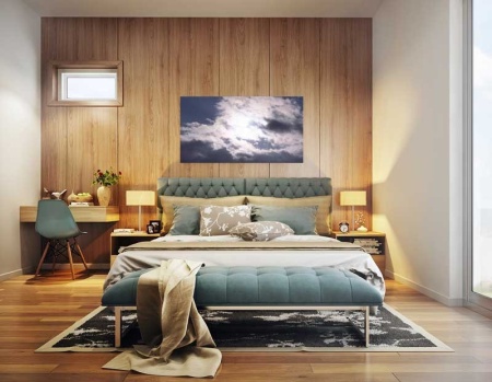 Tablou Canvas Nori Albi pe Cer