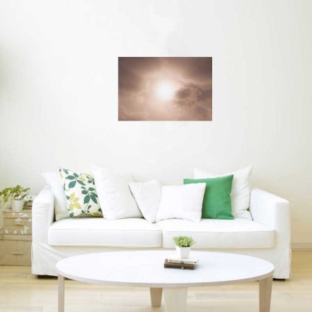 Tablou Canvas Nori Albi pe Cer