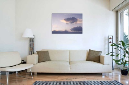 Tablou Canvas Nori Albi pe Cer