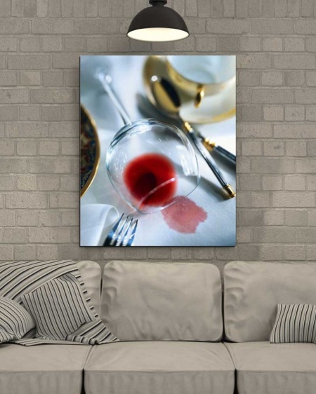 Tablou Canvas Vin Rosu