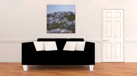 Tablou Canvas Copaci Inghetati