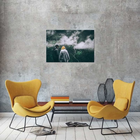 Tablou Canvas Drumetie pe munte