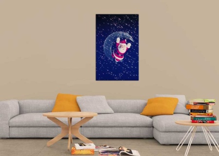 Tablou Canvas Figurina Mos Craciun