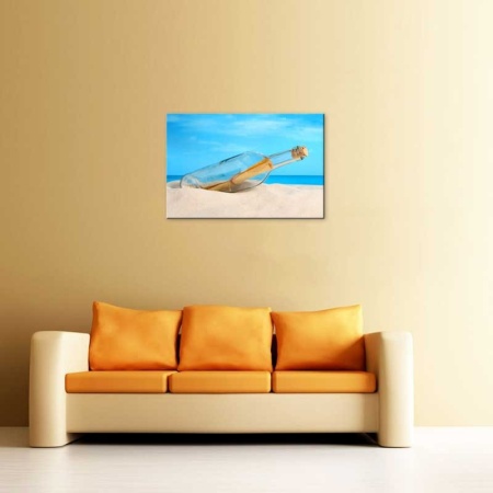 Tablou Canvas Mesaj in Sticla