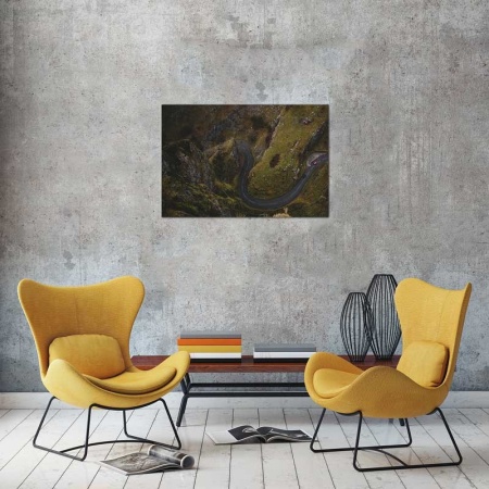 Tablou Canvas Munte cu Serpentine
