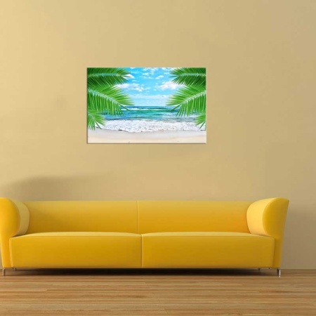 Tablou Canvas Plaja Tropicala
