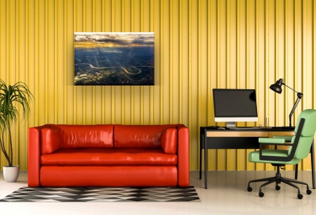 Tablou Canvas avioane peisaj din avion