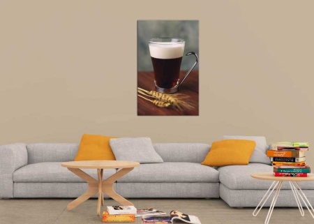 Tablou Canvas Cafea cu spuma de lapte