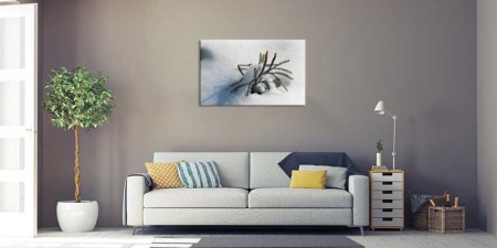 Tablou Canvas Flori in zapada