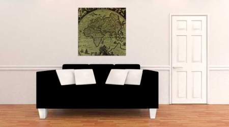 Tablou Canvas Harta