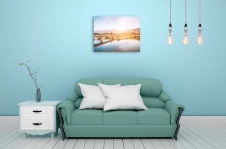 Tablou Canvas natura peste pod