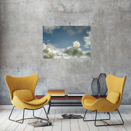 Tablou Canvas Nori Albi pe Cer
