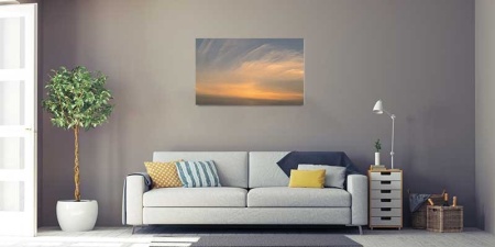 Tablou Canvas Nori Albi pe Cer