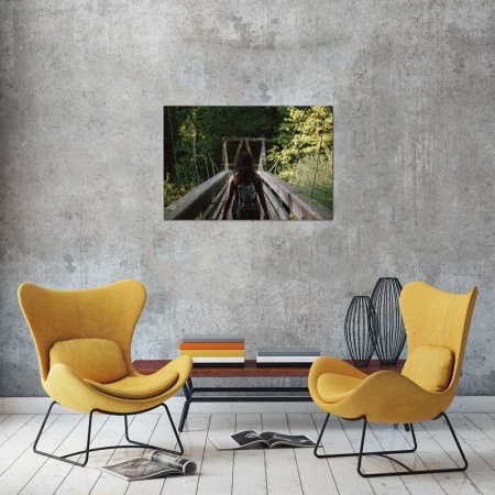Tablou Canvas Pierduta in Padure