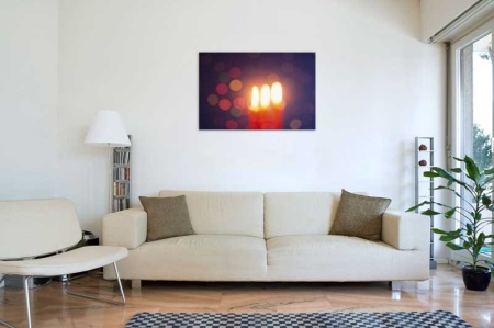 Tablou Canvas Lumanare de Craciun