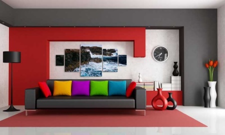 Tablou Canvas Multicanvas Mare Agitata