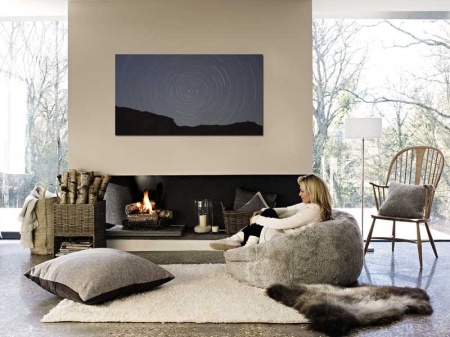 Tablou Canvas Vertigo Alb-Negru