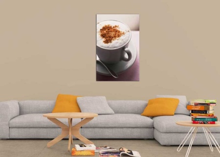 Tablou Canvas Cafea cu spuma de lapte