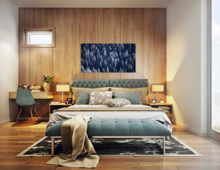 Tablou Canvas Copaci Inghetati