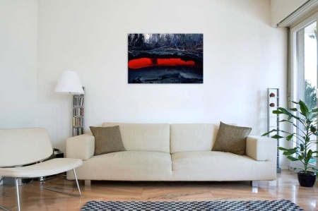 Tablou Canvas Lava Vulcanica
