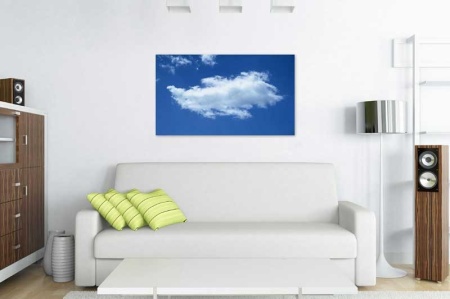Tablou Canvas Nori Albi pe Cer