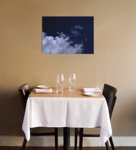 Tablou Canvas Nori Albi pe Cer