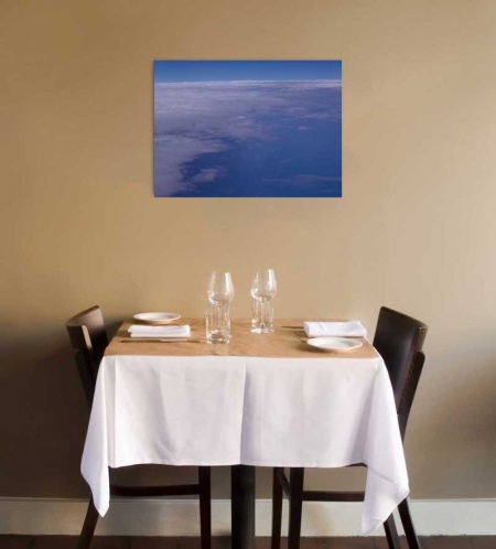 Tablou Canvas Nori Albi pe Cer