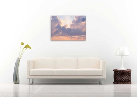 Tablou Canvas Nori Albi pe Cer