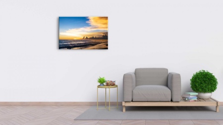 Tablou Canvas peisaje apus multicolor