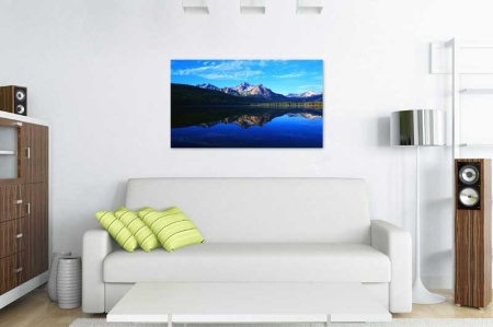 Tablou Canvas Reflexie Munte