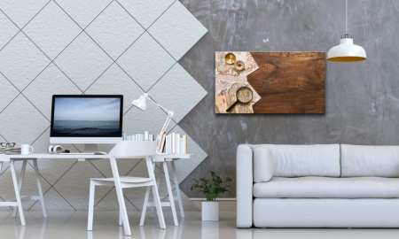 Tablouri Canvas harti jumatatea de masa pentru un plan