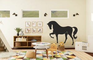 Autocolant Tabla de Scris cu Creta - model Calut Galop - Img 2