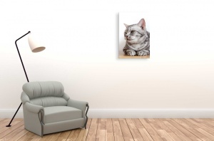 Tablou Canvas animale pisica la panda - Img 2