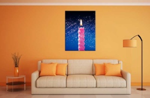 Tablou Canvas Lumanare de Craciun - Img 1