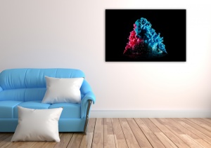 Tablou Canvas abstract explozie de culori - Img 2