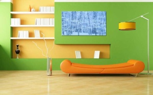 Tablou Canvas Copaci inghetati - Img 1