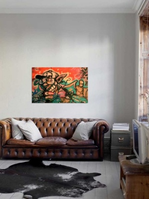 Tablou Canvas Graffiti - Img 1