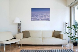 Tablou Canvas Nori Albi pe Cer - Img 1