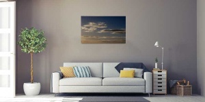 Tablou Canvas Nori Albi pe Cer - Img 1