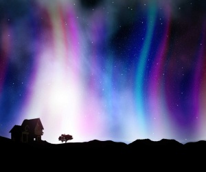 Aurora boreala - Tablou Canvas natura - Img 2