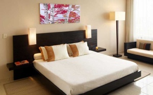 Tablou Canvas Frunze rosii